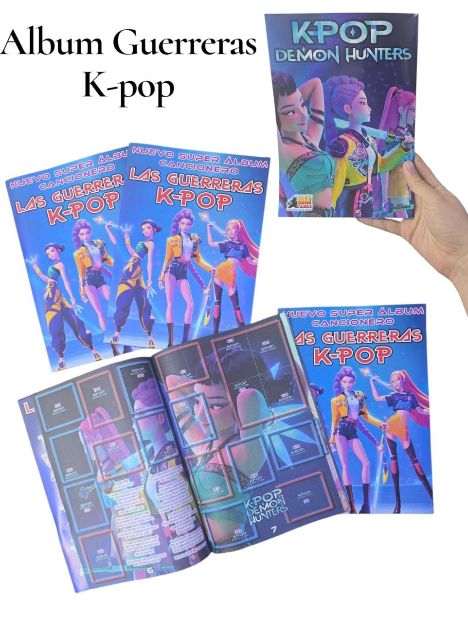 COMBO GUERRERAS K-POP, ESPADA,ALBUN,LAMI